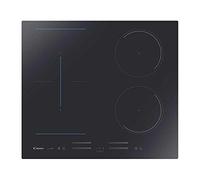 Candy CMCJ644TPWIFI Plaque de cuisson à induction, Wi-Fi 4 feux, vitrocéramique, à encastrer, Flex Zone, Touch, avec limiteur de puissance, verrouillage de sécurité enfant, 59 x 52 x 52 cm, noir