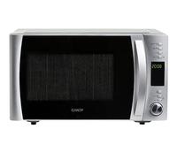 Candy CMXG30DS Micro ondes Gril, Puissant 900 W + Gril 1000W, 30L, Programmateur Digital,+10 menus automatiques, 5 Niveaux de puissance, Décongelation poids/temps, Fonction silence & éco,silver