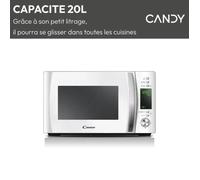 Candy COOKinApp CMXW20DW Blanc Micro-onde simple Comptoir 20 L 700 W