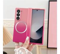 Candy Color Gradient Magnetic Case for Samsung Z Fold,Folding Candy Color Gradient Phone Case for Samsung Z Fold 7/6/5/4/3 (B,Zfold 7)