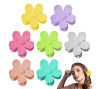 Candy Colored Flower Hair Clip - Spring Summer Sweet Bow Non Slip Clamps