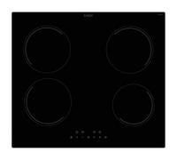 Candy Cook 400 CII647CCAR, plaque à induction, 4 zones, 60 cm, contrôle central, 9 niveaux de puissance + booster, minuterie, fonction pause, sécurité enfant, Easy Clip, 7200 W