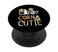 Candy Corn Cutie - Halloween Costume - 2020 National Day PopSockets Support et Grip pour Smartphones et Tablettes