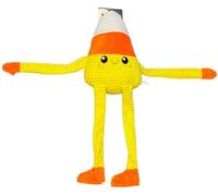 Candy Corn Jouet en peluche pour chien avec couineur et effet froissé Taille géante 86 x 100 cm Convient à toutes les races et tailles de chiens