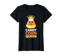Candy Corn Queen Chemise pour Femme et Fille Costume d'halloween T-Shirt