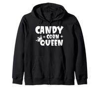 Candy Corn Queen Halloween Funny Fall Sweat à Capuche