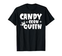 Candy Corn Queen Halloween Funny Fall T-Shirt