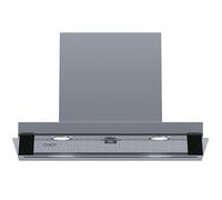 Candy CPY6MXVGG Hotte intégrée 60 cm, 3 niveaux de puissance, 620 m3/h, valve anti-retour, filtre à charbon, filtre anti-graisse en aluminium, éclairage LED, 69 dB, inox