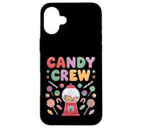 Candy Crew Funny Colorful Sweet Tooth Party Coque pour iPhone 16 Plus