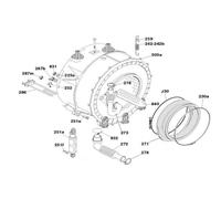CUVE COMPLETE REP 203A POUR LAVE LINGE CANDY - 49029781