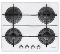 Candy CVG 64 STGB Plaque de cuisson à gaz encastrable Noir, Blanc, 595 x 510 mm