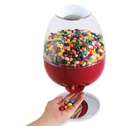 Candy Dispenser Machine, Automatic Nut Snack Dispenser with Transparent Sleek Outlook, 1L Capacity and Detachable to Clean Easily, Durable Material, for Store Jelly Beans, Candy, Pet Treats