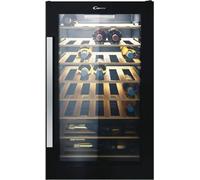 CANDY CWC 154 EEL/N - Cave à Vin de service WIFI - 41 bouteilles 121L - 49 cm x 84,5 cm - Noir & Inox