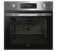 Candy FIDCP X625 L, Four multifonction, 70L, 1 plateau et 1 grille, ventilateur radial, nettoyage aquatique, 8 fonctions, affichage Timer Touch, commandes Push & Pull, porte double verre, inox et noir