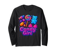 Candy Girl Bonbons Sucette Barbe À Papa Shirt Manche Longue
