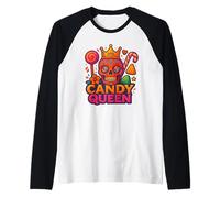 Candy Girl Bonbons Sucette Barbe À Papa Shirt Manche Raglan