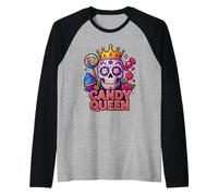 Candy Girl Bonbons Sucette Barbe À Papa Shirt Manche Raglan