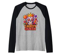 Candy Girl Bonbons Sucette Barbe À Papa Shirt Manche Raglan