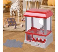 Candy Grabber Machine à bonbons automatique avec effets sonores et joysticks, rouge, enfant