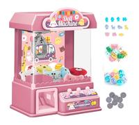 Candy Grabber Machine, Machine à Bonbons avec Mini Jouet en Peluche, Machine à sous à Pinces avec Musique, Anniversaires et Cadeaux de Noël pour Enfants 3 4 5 6 7 8 Ans