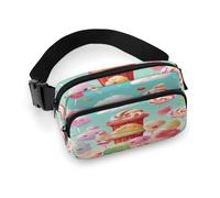 Candy Happy Sac banane léger avec sangle réglable pour course à pied voyage