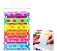 Candy Highlighters, Mini Highlighters For Kids, Highlighters For Candy Party, Cute Highlighters, Mini Candy Shaped Highlighters For Birthday, 6 Colors[H116]