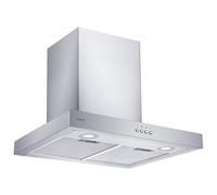 CANDY CMB655X-Hotte murale evacuation / recyclage-571 m3 air / h boosté-65 dB max-3+1 vitesses-L 54,8 cm-Inox