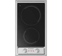 Candy CH32XK Plaque de cuisson Timeless Vitrocéramique, 2 zones, Noir, Vetroceramic