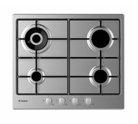 Candy Idea CHW6BR4WX Acier inoxydable Table de cuisson intégrée de Gaz 4 zone(s)