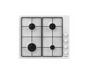 Candy Idea CHW6LWW Plaque de cuisson à gaz encastrable 4 feux Blanc