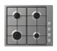 Candy CHW6LX Table de cuisson au gaz Acier inoxydable - 4 foyers