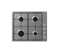 Candy Idea CHW6LX Plaque de cuisson encastrable 60 cm Gaz 4 feux Inox