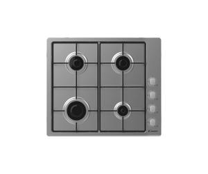 Candy Idea CHW6LX Plaque de cuisson encastrable 60 cm Gaz 4 feux Inox