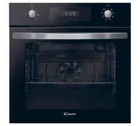 Candy Idea FIDC N615 Four électrique à encastrer, ventilé, 70 litres, Aquactiva, grilles latérales, système de nettoyage hydrolytique, classe A+, noir, LxPxA 59,5 x 56,8 x 59,5 cm
