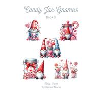 Candy Jar Gnomes Book 3 Counted Cross Stitch Patterns - 5 Different Patterns, Easy, Full Sized, Needlepoint