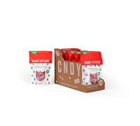 Candy Kittens Bonbons gourmands aux fraises sauvages - Bonbons végétaliens avec jus de fruits et saveurs naturelles (lot de 7 x 140 g)