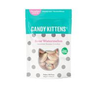 Candy Kittens Bonbons végétaliens - Pastèque aigre (140 g, lot de 1) - Friandises pétillantes sans désagréments, collation végétalienne à base de plantes avec vrai jus de fruits, idéal pour cueillir