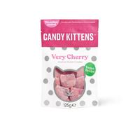 Candy Kittens Bonbons végétaliens Very Cherry emballés avec du jus de fruits et des ingrédients naturels, grandes saveurs de petits chatons, bonbons végétariens - Sac de bonbons de 125 g