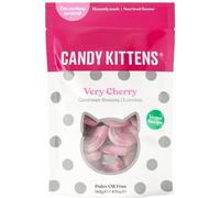 Candy Kittens Bonbons végétaliens Very Cherry (sac de 140 g), bonbons à mâcher végétaliens - Naturellement aromatisés à la cerise, cadeaux végétaliens parfaits pour les amateurs de sucreries