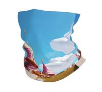 Candy land Cache-cou UPF 50+ Masque de protection solaire anti-UV pour cyclisme, randonnée, bandana respirant pour homme et femme