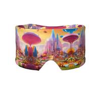 Candy Land Cache-oreilles et yeux pour dormir avec sangle réglable pour voyage, sieste, travail, bureau
