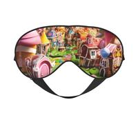 Candy Land Cache-yeux pour homme et femme Motif imprimé Terre