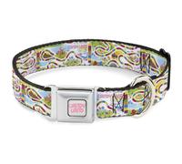 Candy Land Collier pour chien avec boucle de ceinture de sécurité