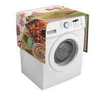 Candy Land Housse de protection pour machine à laver et sèche-linge avec poches de rangement 137,9 x 52,1 cm