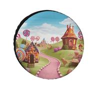 Candy Land - Housses de pneu imperméables et anti-UV, 76,2 cm, pour camping-car, camion, VUS, remorque universelle pour toutes les saisons