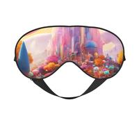 Candy Land Masque de sommeil confortable pour homme et femme léger pour voyage, sieste, méditation, yoga, travail