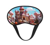 Candy Land Masque de sommeil occultant pour homme et femme, masque de sommeil relaxant, sans pression, masque doux et respirant pour les voyages, le travail de nuit, la sieste, le bureau
