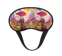 Candy Land - Masque de sommeil occultant unisexe - Confortable - Pour voyage, méditation, sommeil, voyage