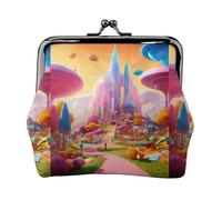 Candy Land - Petit kit de voyage - Pochette compacte pour camping, aventures et voyages de pêche, noir, One Size, Art déco