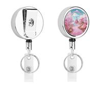 Candy Land - Porte-badge rétractable pour infirmière - Porte-clés en métal robuste avec corde en nylon de 68,1 cm - Étiquettes amusantes pour enseignants, infirmières, médecins, travailleurs